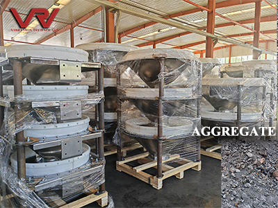 vibrating conveyor for aggregate industry