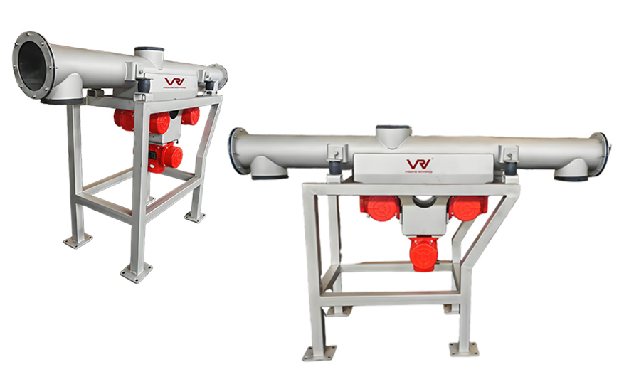Two-way vibrating conveyor