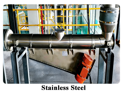Stainless steel vibrating tube conveyor/feeder