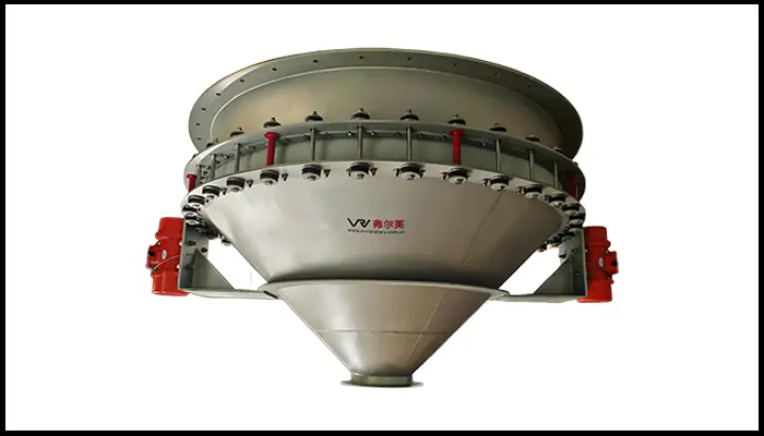 vibratory bin activator for silo and bulk material discharge