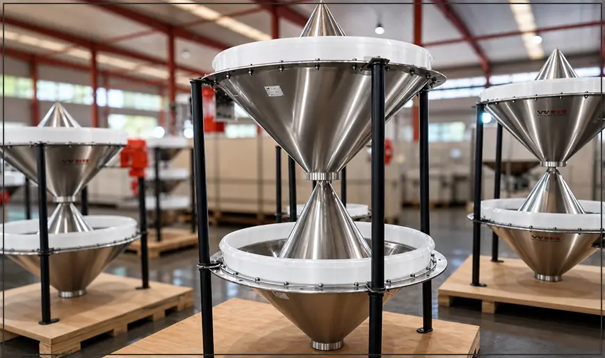 Food grade SS304 bin activator for food industry