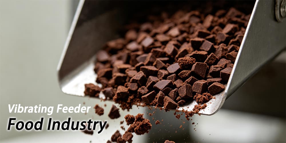 Piccolo alimentatore vibrante elettromagnetico: soluzione ideale per la gestione di gocce di cioccolato nella produzione alimentare