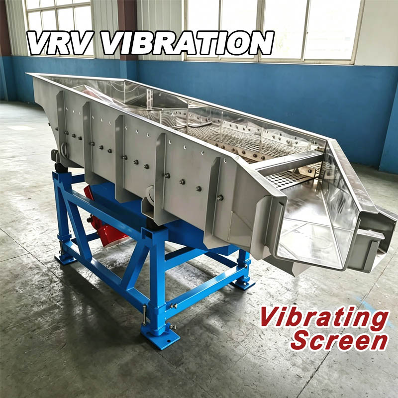 Vaglio vibrante lineare per la selezione e la classificazione di materiali sfusi | Macchina vagliatrice vibrante industriale